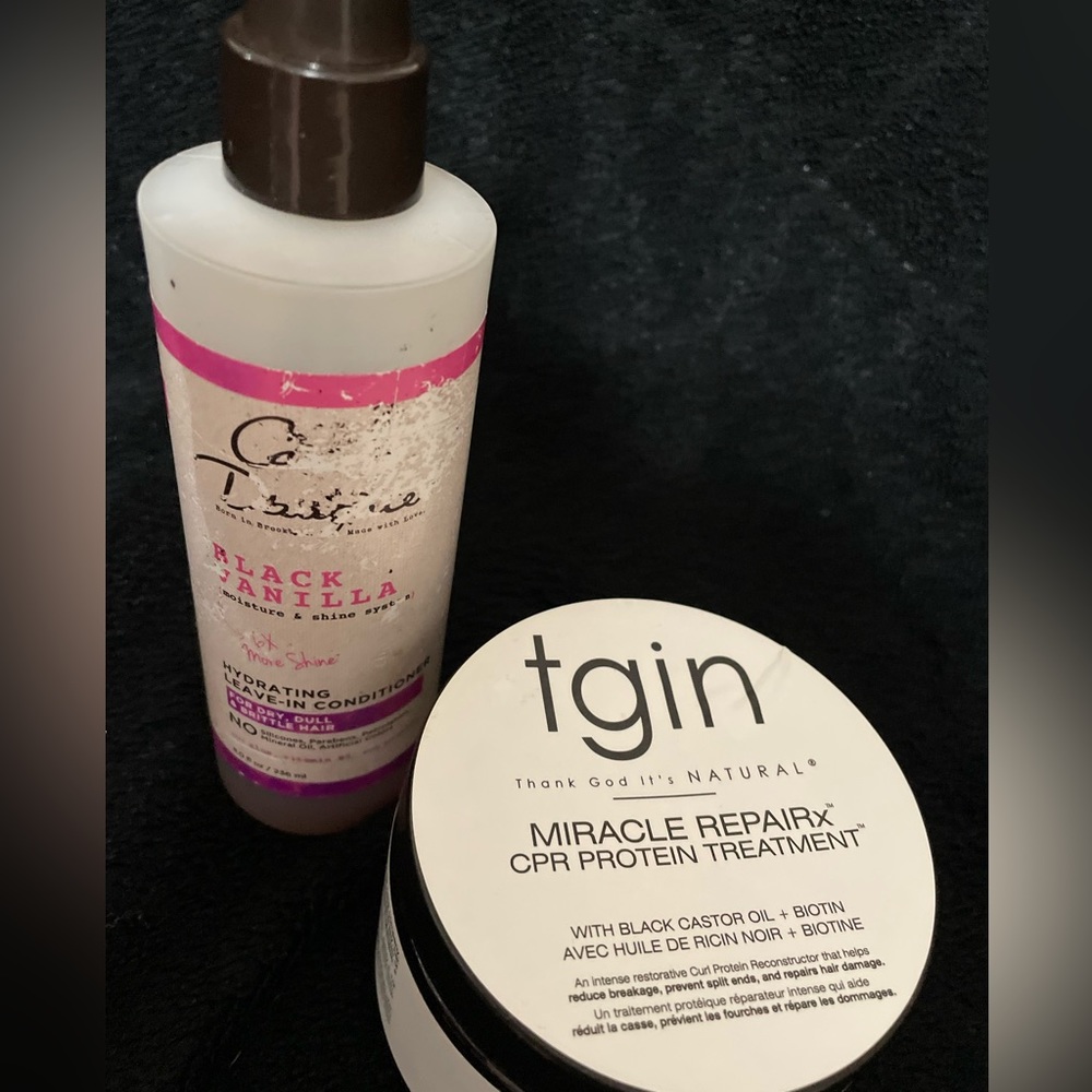 ‼️Coming Soon‼️
tgin Protein Mask & Carol’s Daughter Leave In Conditioner